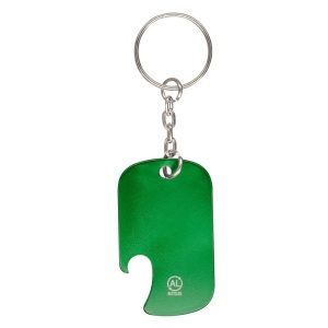 AX™ Breloc din aluminiu reciclat, deschizător de sticle