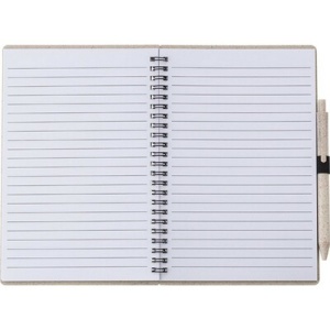 AX™ Caiet din paie de grâu aproximativ A5 cu pix - Img 12
