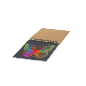 AX™ Caiet scratch off aproximativ A6, hârtie scratch
