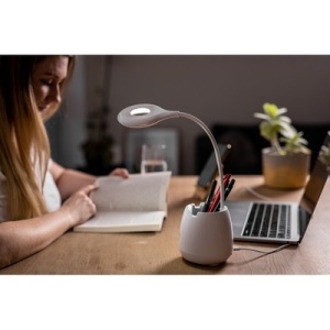 AX™ Lampă de birou, boxă wireless 3W, suport pentru telefon, suport pentru pixuri | Asar - Img 1