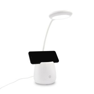 AX™ Lampă de birou, boxă wireless 3W, suport pentru telefon, suport pentru pixuri | Asar - Img 2