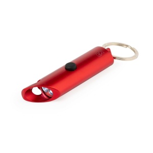 AX™ Recycled aluminium keyring, bottle opener, LED light - Img 9