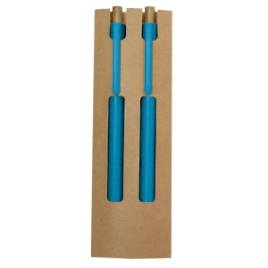 AX™ Wheat straw writing set, ball pen and "infinity" pencil - Img 8