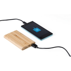 AX Bamboo power bank 4000 mAh