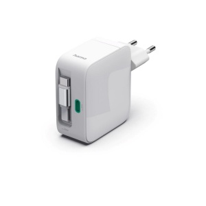 AX Încărcător de perete 30W cu cablu retractabil Hama