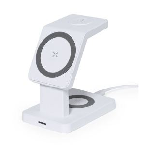 AX Încărcător wireless magnetic 15W, 3 în 1, suport pentru telefon