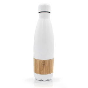 AX Sticlă termos 500 ml cu detaliu din bambus | Blake