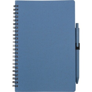 AX Notebook cu paie de grâu, aprox. A5, cu pix