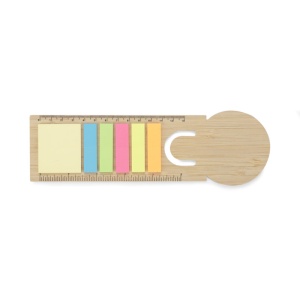 BLUE C™ Bamboo ruler with cards BEMO