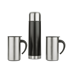 BLUE C™ Gift Set ACON (Vacuum flask 500 ml and 2 travel mugs 260 ml)