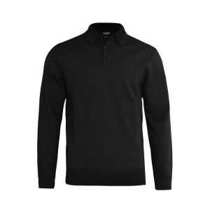 Brighton Long Sleeve Polo Men - Elegant Knitted Polo Fabric: 190 g/m² - Img 3