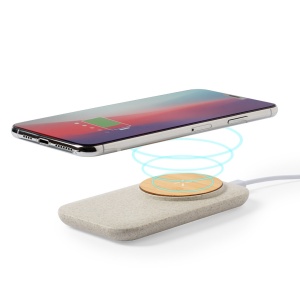 Claudix - Charger Wheat Straw/ Bamboo Wireless 10W - Img 3