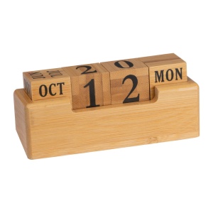CM™ Calendar perpetuu din bambus