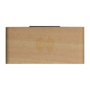 CM™ Ceas din lemn, cu încărcător wireless