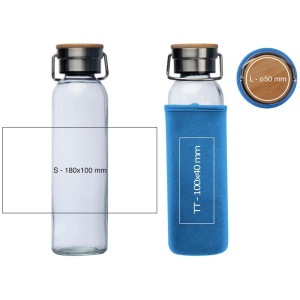 CM™ Sticlă de băut cu husă neopren, 600ml