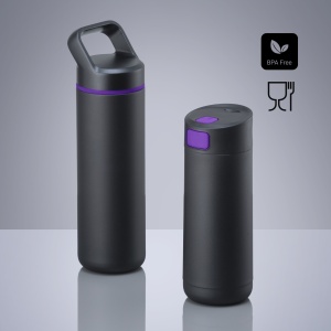 CO Expedition Set: cană de cafea 450 ml și sticlă din oțel 650 ml