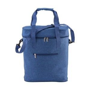 Cooler bag in r-pet melange with white PEVA interior - Img 2