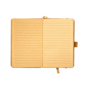 Cork notebook, lined sheets 80 pages. from 70 gr. in ivory color. - Img 2