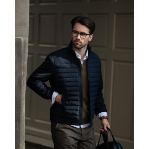 Crescent Men - Jachetă hibridă versatilă Lână: 360g/m² (Sleeves and back) | Exterior: 75g/m² | Căptușeală: 65g/m² (full lining) | Coastă: 750g/m²