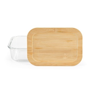 AO Cutie de prânz Vermeer rSS 1480ml cu capac și tacâmuri din bambus