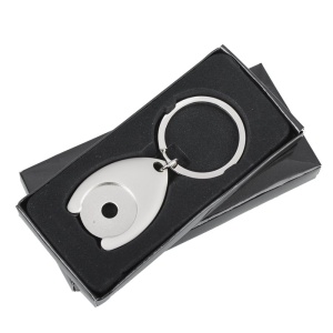 DISC metal key ring with token - Img 2