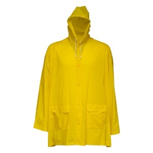 Embossed PVC (200 g) raincoat, supplied in a pocket-sized bag. One size - Img 4