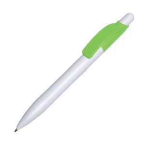 Gathered™ Pix Stilus din plastic, corp alb parti colorate