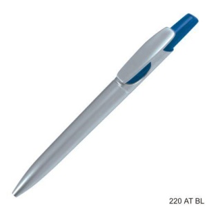 Gathered™ Pix Stilus din plastic, corp gri metalizat, parti color