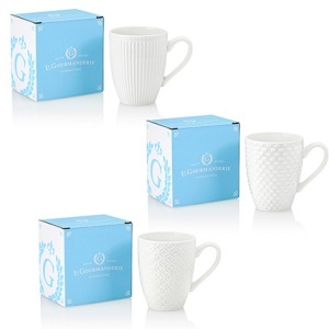 GC Cană ceramică 500 ml asortată în 3 modele. la gourmanderie. în cutie
