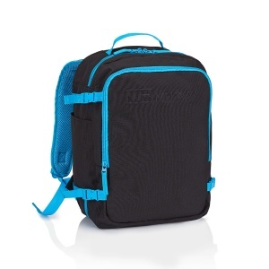 GC Mh way underseat softlight nylon backpack. black