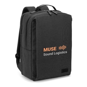 GLASGOW. Laptop backpack (17") made from high-density 600D recycled polyester (20L) - Img 5