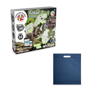 hi!™ 2 in 1 Fossil Excavation Kit IV Joc educațional furnizat cu o pungă cadou nețesută (80 g/m²)