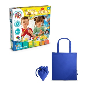 hi!™ Modeling Dough Factory Kit II Joc educațional furnizat cu o pungă de cadou pliabilă 190T