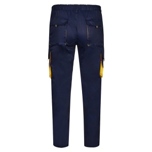 hi!™ VL HYPNOS Pantaloni de twill cu buzunare multiple în două tonuri (200g/m²), din bumbac (35%) și poliester (65%)