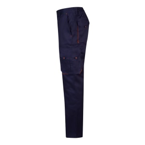 hi!™ VL HYPNOS Pantaloni de twill cu buzunare multiple în două tonuri (200g/m²), din bumbac (35%) și poliester (65%)