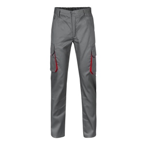 hi!™ VL HYPNOS Pantaloni de twill cu buzunare multiple în două tonuri (200g/m²), din bumbac (35%) și poliester (65%)