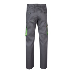 hi!™ VL HYPNOS Pantaloni de twill cu buzunare multiple în două tonuri (200g/m²), din bumbac (35%) și poliester (65%)