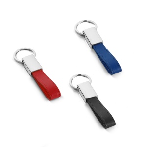 hi!™ WATOH Metal and PU Round Keychain - Img 4