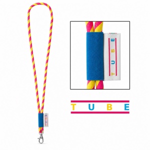 HI Eșantion tipărit de Lanyard TUBE Long (Ø 7 mm)