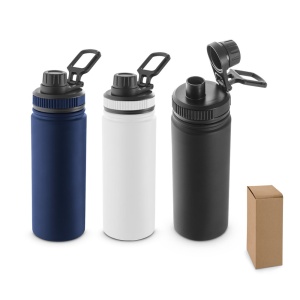 HI FEDERER. Bottle in 90% recycled stainless steel 570 mL