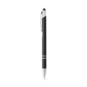 HI GALBA. Aluminium ball pen with touch tip and clip