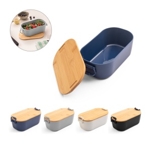 HI MAHLEB. Airtight PP box with bamboo lid
