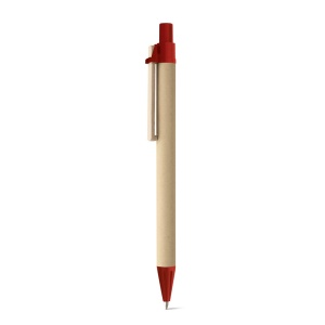HI NAIROBI. Kraft paper ball pen with wooden clip - Img 3