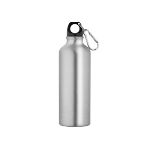 HI RE-LANDSCAPE M. Recycled aluminium (100% rAL) bottle with carabiner 530 mL - Img 1