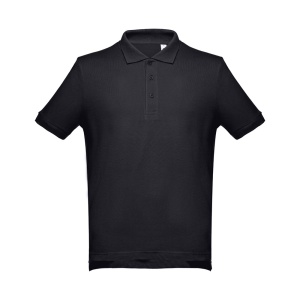 HI THC ADAM II. Men's short-sleeved cotton polo shirt