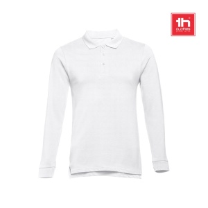 HI THC BERN WH 3XL. Men's long sleeve polo shirt