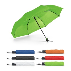 HI TOMAS. Umbrelă compactă din poliester 190T cu deschidere automată