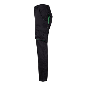 HI VL FIDES. Two-tone, multi-pocket stretch trousers (240g/m²), in cotton (46%), EME (38%) and polyester (16%) - Img 41