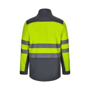 HI VL HESTIA LARGE. Two-tone soft shell jacket (280g/m²), with fleece lining and TPU membrane, in polyester (96%) and elastane (4%) - Img 8