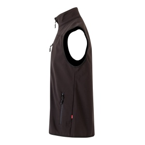 HI VL VARUNA. Soft shell vest (280g/m²), with polar lining, in polyester (94%) and elastane (6%) - Img 8